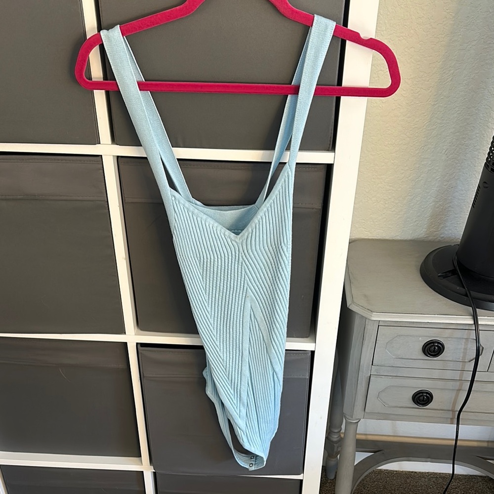 Abercrombie Light Blue Bodysuit